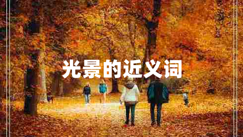 光景的近義詞