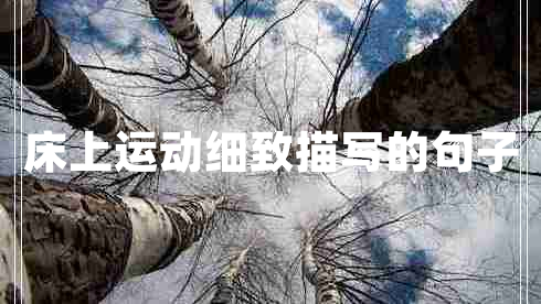 床上運(yùn)動(dòng)細(xì)致描寫(xiě)的句子