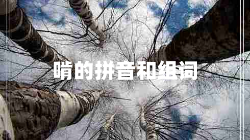 啃的拼音和組詞