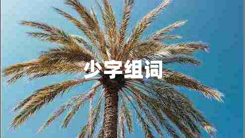 少字組詞 少字組詞