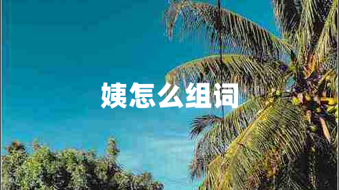 姨怎么組詞