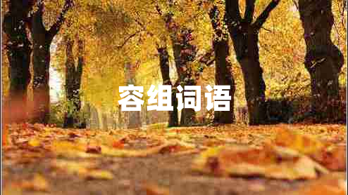 容組詞語(yǔ)