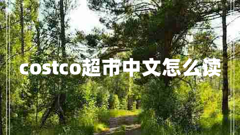 costco超市中文怎么讀