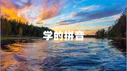 學(xué)的拼音 學(xué)的拼音