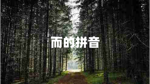 而的拼音 而的拼音