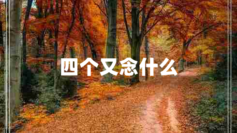 四個又念什么