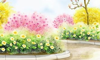 校園花壇情景交融的作文500字